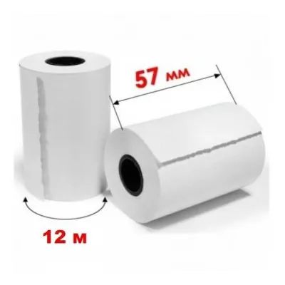 Чекова стрічка 57,5мм x 12м